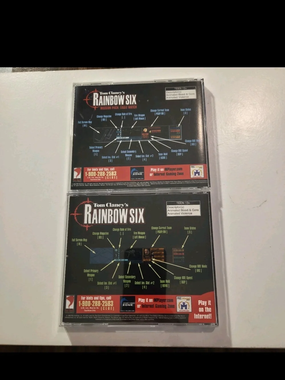 Tom Clancy Rainbow Six Gold Pack Edition PC Big Box Complete Red Storm Strategy